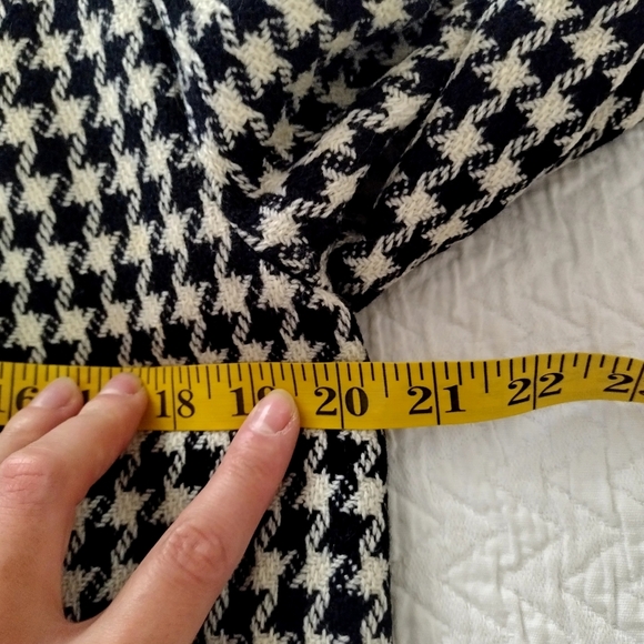 Escada Houndstooth One Button Wool blazer Jacket Sz 38/ M - Picture 7 of 8